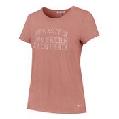 USC Trojans Women's 47 Brand Univ of So Cal Fader Letter Crew T-Shirt